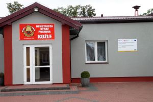 Budynek OSP w Koźlu po termomodernizacji