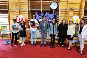 Zdobywcy I miejsca w konkursie „Maths Games”, reprezentacja SP w Niesułkowie