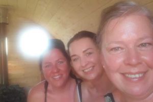 Po morsowaniu we wnętrzu sauny