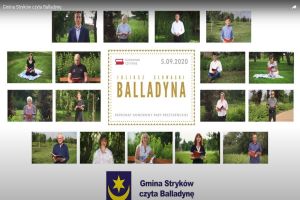 Gmina Stryków czyta Balladynę 2020