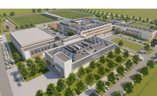 Grafika - wizualizacja CRS, projekt Architekt Radosław Guzowski