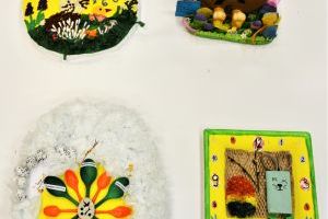 Prace uczestników wielkanocnego konkursu plastycznego OKiR w Strykowie