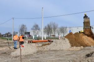 Prace przygotowawcze do przebudowy skrzyżowania drogi gminnej w Smolicach z DW 708