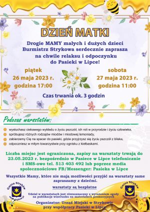 Bezpłatne warsztaty z okazji Dnia Matki