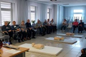 Szkolenie pierwszej pomocy, Strykowska Akademia Seniora, Stryków, 8.05.2023