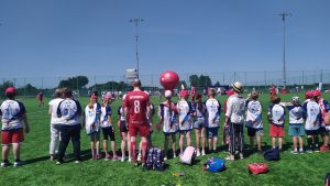 Impreza "Bądź aktywny w Dniu Dziecka" z udziałem SKS Bratoszewice, SKS Dobra i SKS Niesułków