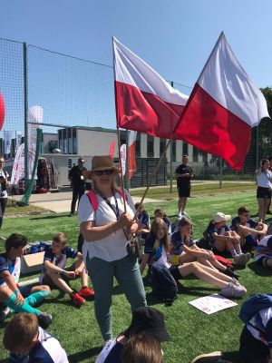 Impreza "Bądź aktywny w Dniu Dziecka" z udziałem SKS Bratoszewice, SKS Dobra i SKS Niesułków