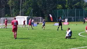 Impreza "Bądź aktywny w Dniu Dziecka" z udziałem SKS Bratoszewice, SKS Dobra i SKS Niesułków