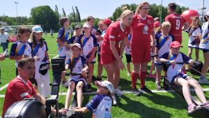 Impreza "Bądź aktywny w Dniu Dziecka" z udziałem SKS Bratoszewice, SKS Dobra i SKS Niesułków