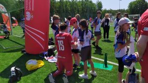 Impreza "Bądź aktywny w Dniu Dziecka" z udziałem SKS Bratoszewice, SKS Dobra i SKS Niesułków