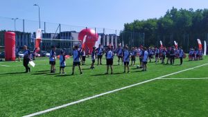 Impreza "Bądź aktywny w Dniu Dziecka" z udziałem SKS Bratoszewice, SKS Dobra i SKS Niesułków