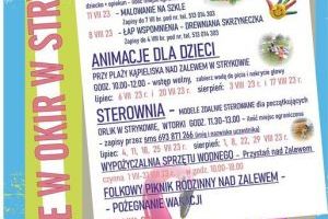 Plakat informacyjny, wakacje OKiR 2023