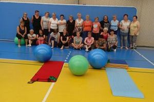 Zajęcia gimnastyki zdrowotnej w ramach SAS, Stryków, czerwiec 2023 r.