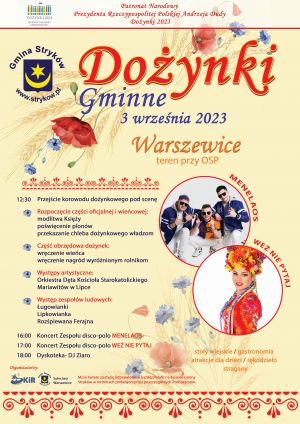 Dożynki 2023 - plakat