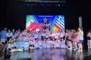 Zespół Tańca Współczesnego Agat podczas TOP ART FESTIVAL we Włoszech, 2023 r.