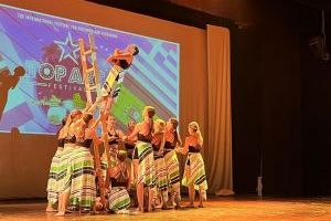 Zespół Tańca Współczesnego Agat podczas TOP ART FESTIVAL we Włoszech, 2023 r.