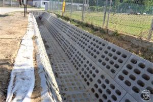 Przebudowa zbiornika wodnego w Dobrej w trakcie realizacji