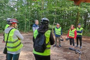 Rajd rowerowy SAS po terenie PKWŁ, 7.08.2023