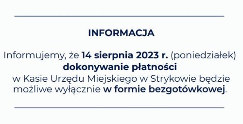 Plakat informacyjny