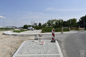 Budowa drogi gminnej w Smolicach od skrzyżowania z drogą wojewódzką nr 708 do mostu, w trakcie realizacji