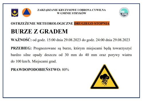Plakat informacyjny