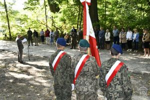 Odsłonięcie tablicy pamiątkowej w Dobieszkowie