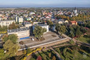 Parking za Urzędem Miejskim po realizacji inwestycji