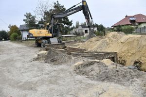 Budowa kanalizacji w ulicach Polna i Szafera - w trakcie realizacji