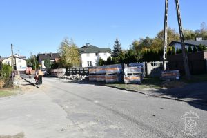 Remont ulic w Strykowie - inwestycja w trakcie realizacji, ul. Słowackiego