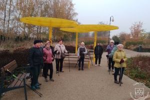 Ostatenie zajęcia nordic walking w Strywoie, 17.11.23