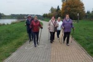 Zajęcia nordic walking w ramach SAS