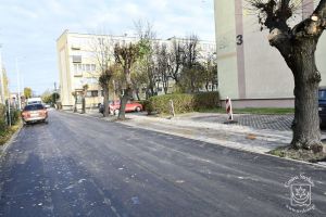 Remont ulic w Strykowie, w trakcie realizacji