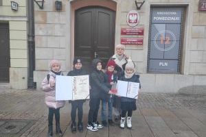 Gala wręczenia nagród Ogólnopolskiego Konkursu „Do Hymnu!”, delegacja SP w Niesułkowie, 30.11.23 Warszawa