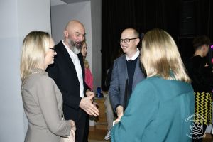Jubileusz 10-lecia TK Basket Stryków, Zastępca Burmistrza Strykowa Tamara Barańska-Kiemaczyńska, trener Bartłomiej...