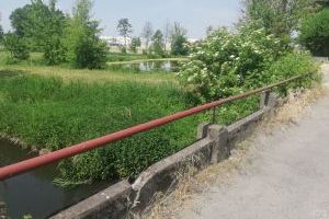 Most w Smolicach przed ropoczęciem przebudowy