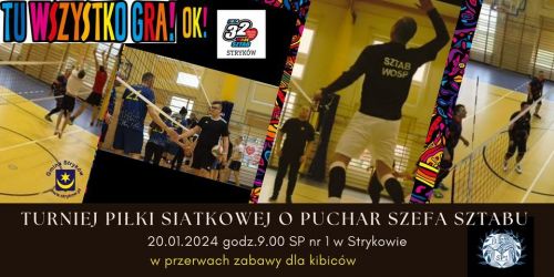 Plakat informacyjny, Sztab # 4061 OSP Stryków
