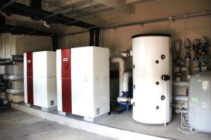 Termomodernizacja SP w Bratoszewicach, instalacja pomp ciepła po wykonaniu prac