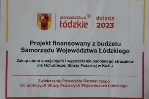 Doposażenie OSP Koźle i OSP Kiełmina w 2023 r.