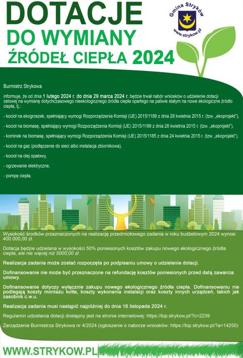 Plakat informacyjny