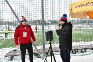 II Turniej Piłki Nożnej pod Honorowym Patronatem Burmistrza Strykowa pt. ,,Z sercem do bramki” - 32. Finał WOŚP. Na zdjęciu...