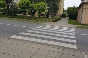 Budowa podwyższonego przejścia dla pieszych na ul. Kościuszki - stan przed wykonaniem inwestycji