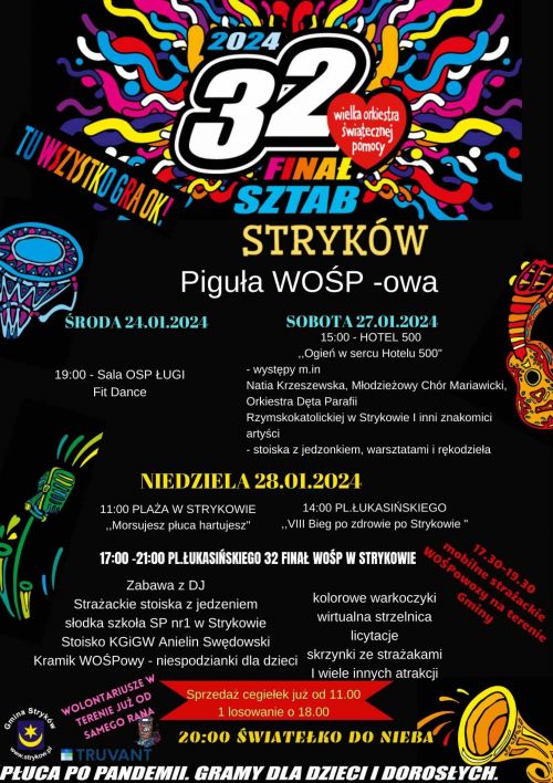 Plakat informacyjny, Sztab # 4061 OSP Stryków