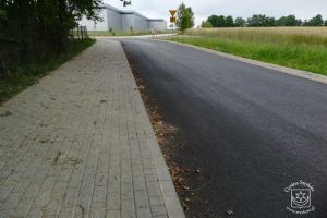 Budowa drogi gminnej Ługi - Michałówek - stan po zakończeniu inwestycji