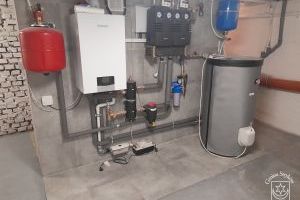 Świetlica w Bratoszewicach, nowa instalacja gazowa