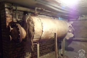 Świetlica w Bratoszewicach, piwnica przed instalacją nowej kotłowni