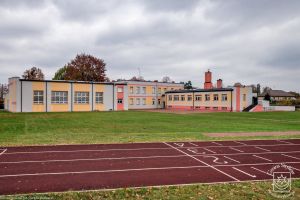 Remonty SP w Bratoszewicach, prace konserwacyjne na bieżni po wykonaniu
