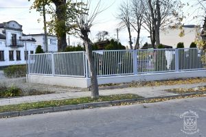 Wymiana ogrodzenia przy Przedszkolu Samorządowym - stan po zakończeniu inwestycji