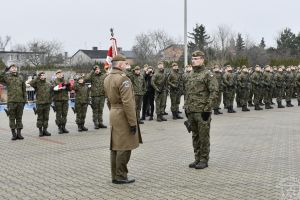 Uroczysta przysięga wojskowa w Strykowie 10.02.2024 r.