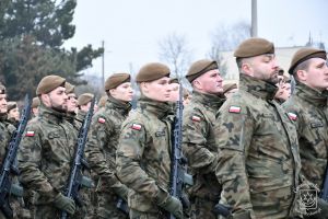 Uroczysta przysięga wojskowa w Strykowie 10.02.2024 r.