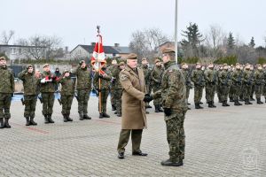 Uroczysta przysięga wojskowa w Strykowie 10.02.2024 r.